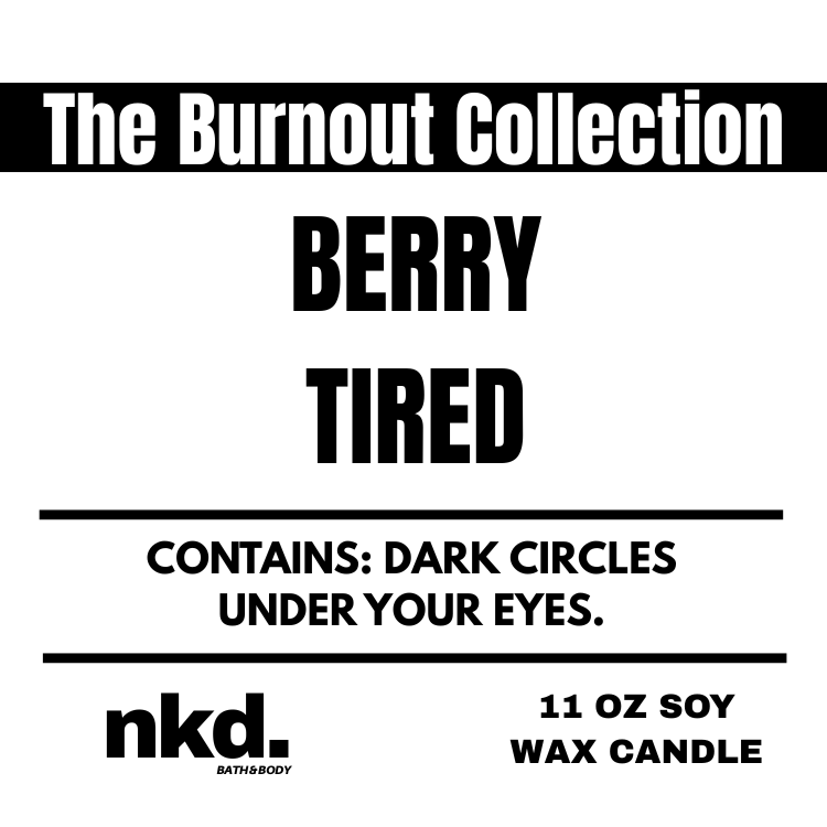 Berry Tired Scented Candle
