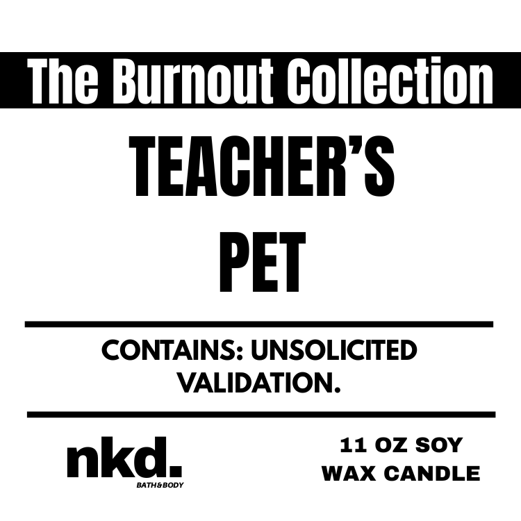 Teacher's Pet Scented Candle