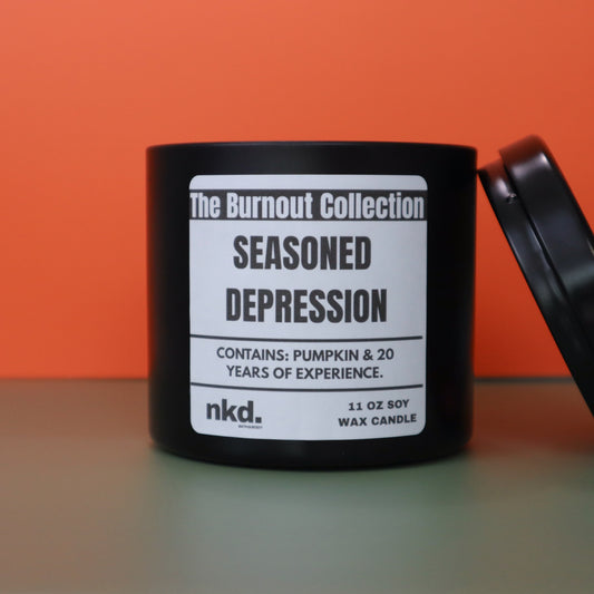 Seasoned Depression Scented Candle